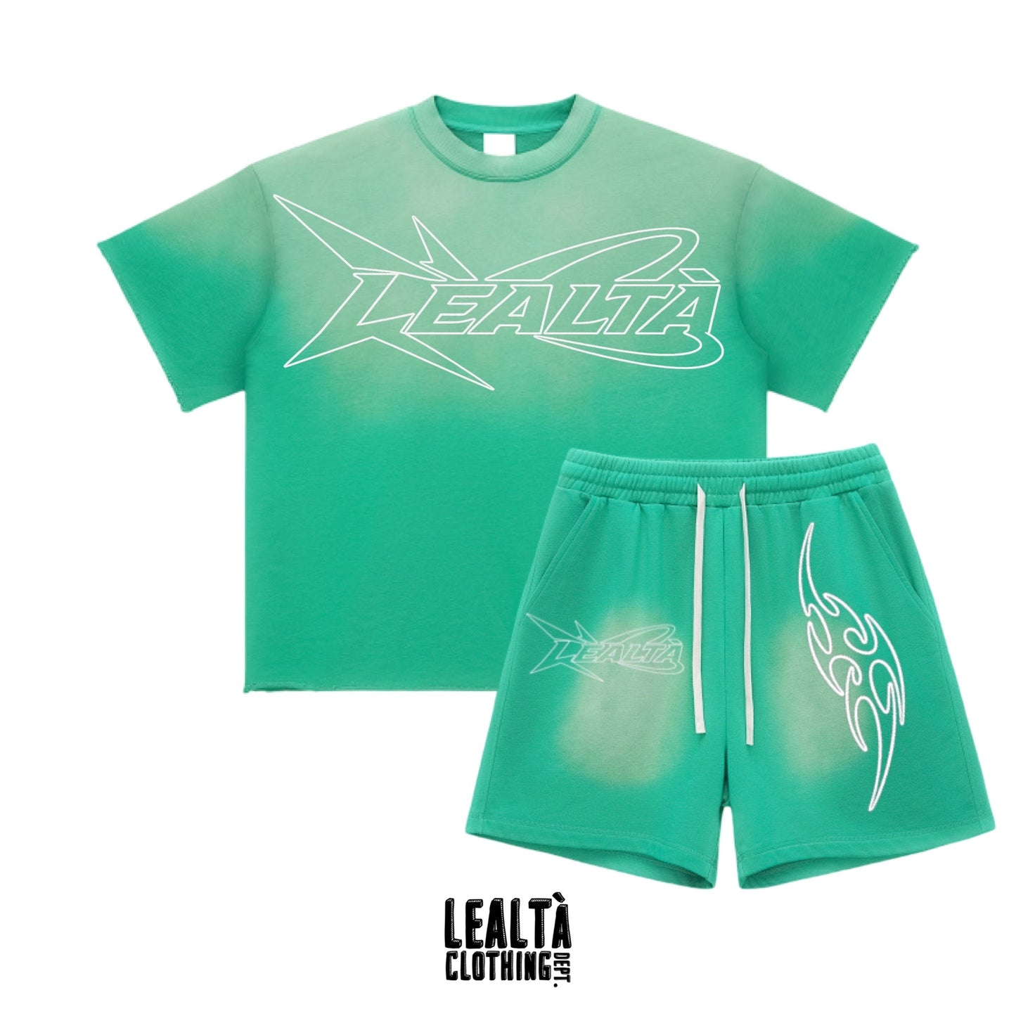 “LEALTÀ” Sun Faded Green Set