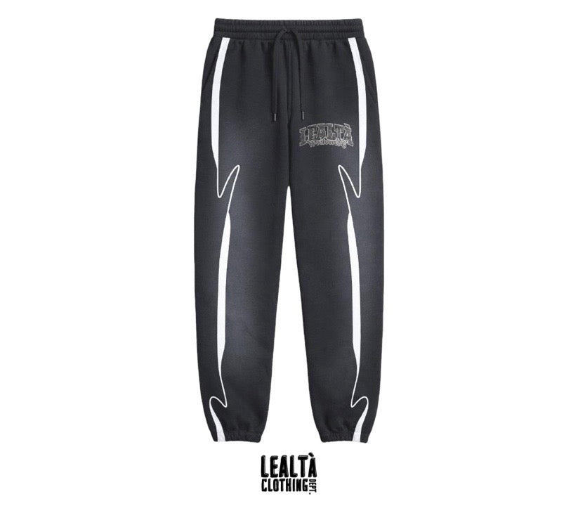 Black “Lealtà” Jogging Set