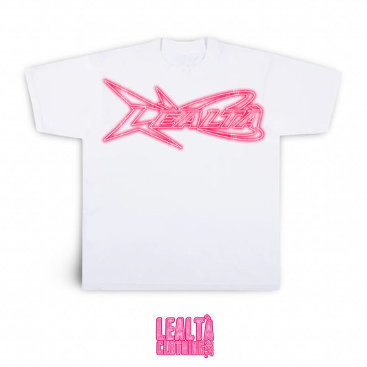 White/Pink “Lealtà” T-Shirt