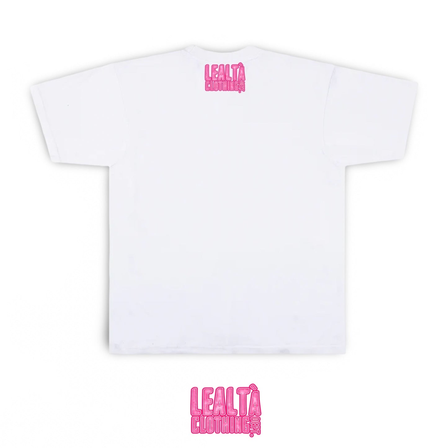 White/Pink “Lealtà” T-Shirt