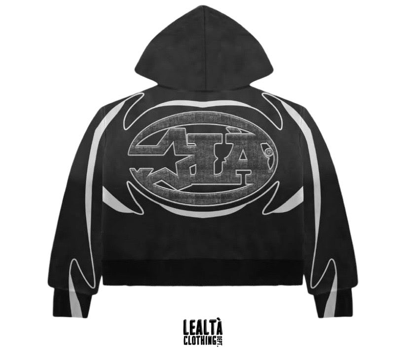 Black “Lealtà” Jogging Set