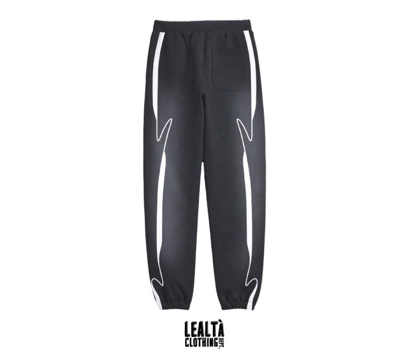 Black “Lealtà” Jogging Set