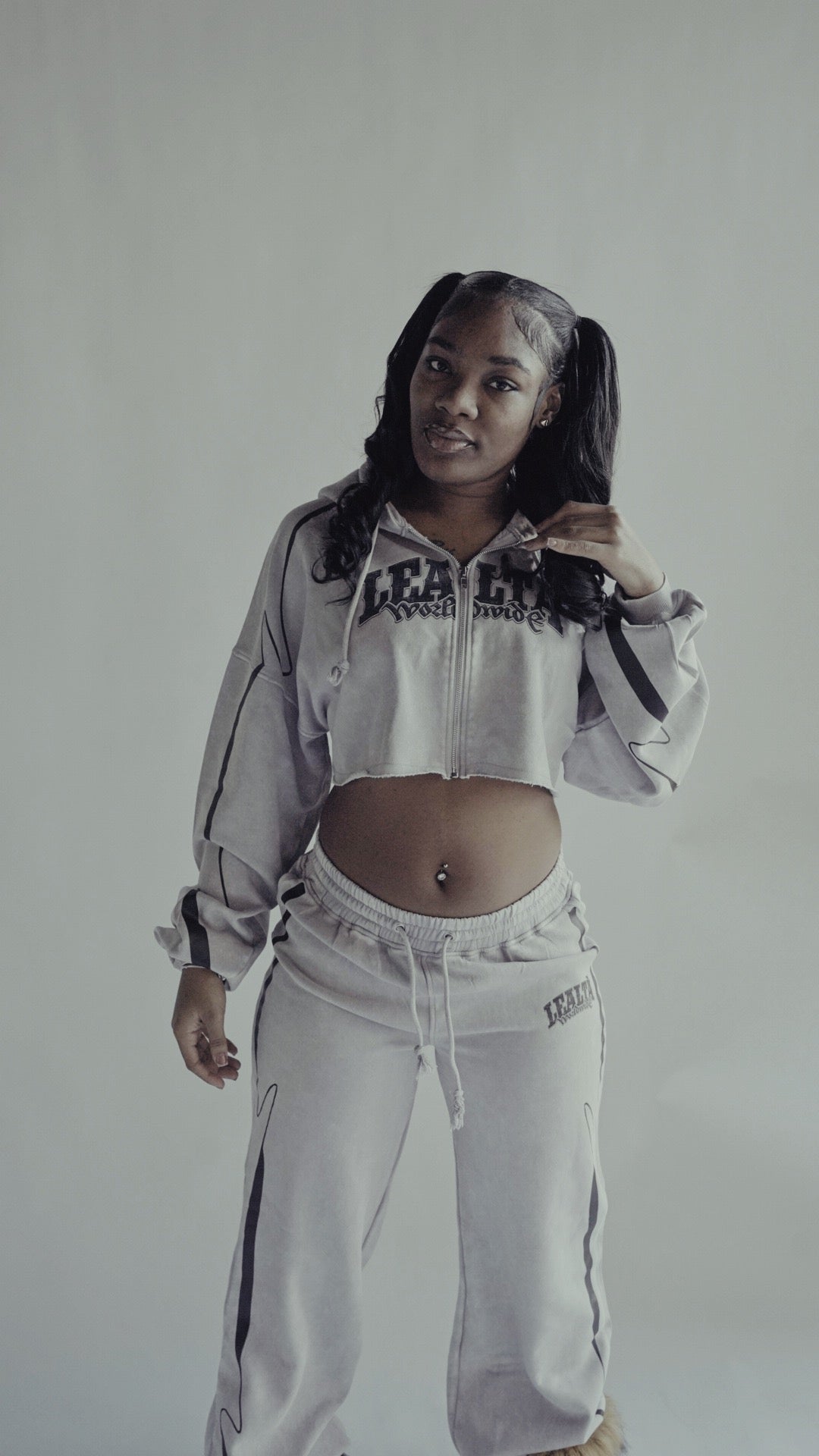 Heather Grey “Lealtà” Jogging Set