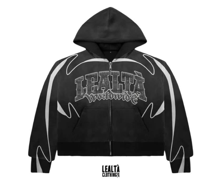 Black “Lealtà” Jogging Set